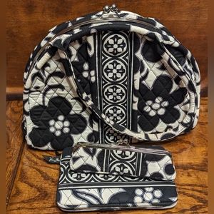 Vera Bradley Purse with Wallet & Eye Glass Holder
